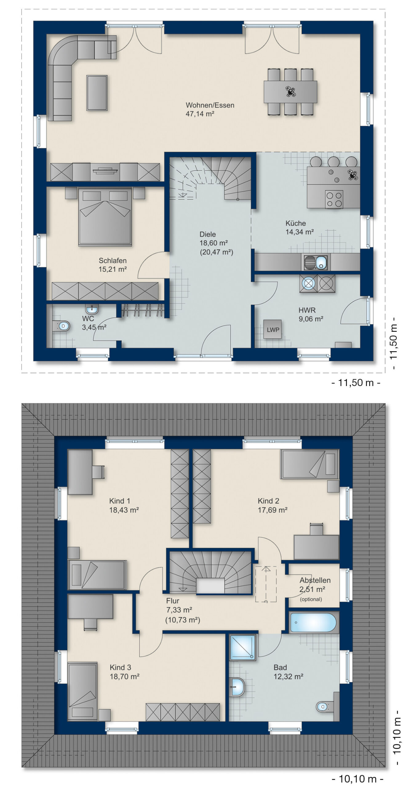 Grundriss Villa Toskana 200