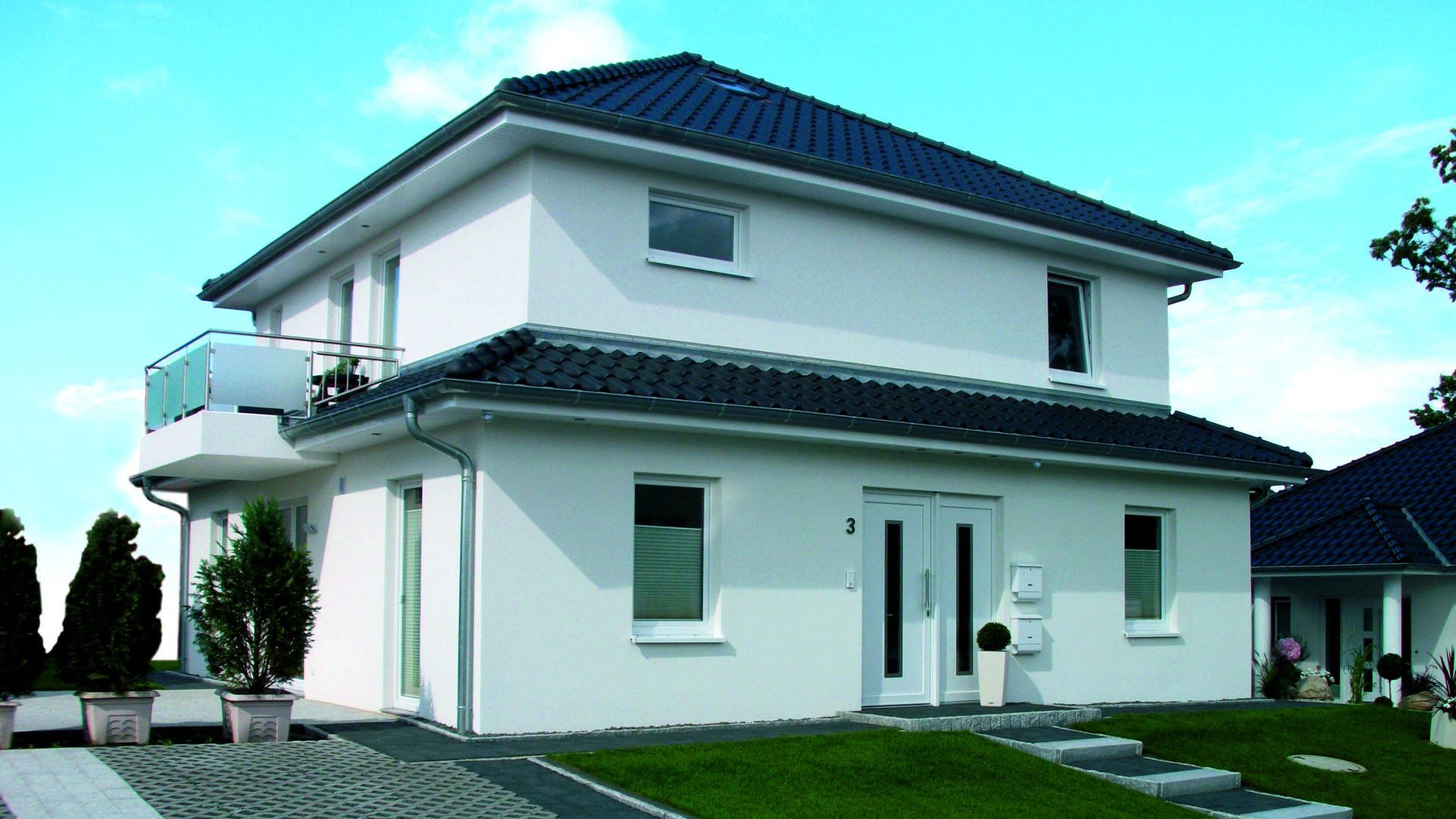Villa im Toskana-Stil Massivhaus Hamburg – 01
